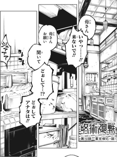 呪術廻戦 152話感想 直哉の最後 描写不足で真希の母の行動はよく分からず 来週から休載 めぎしす