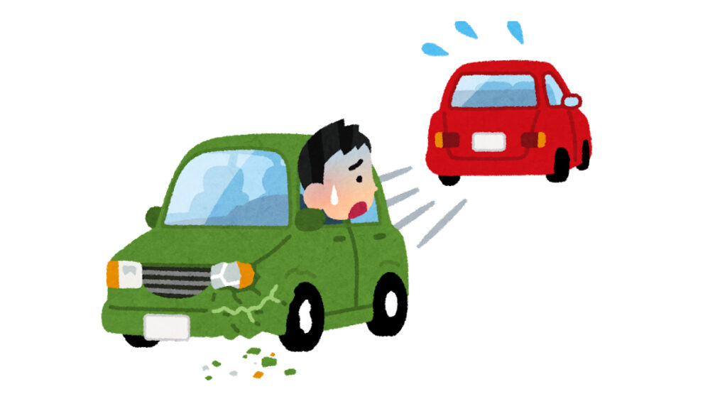 【これは酷い】鷹嶺ルイの痛車に乗ったファン（ルイ友）が当て逃げをしてしまい、更に無保険・無車検・無免許の疑いも浮上し炎上