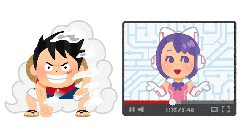 ワンピースとvtuberコラボ